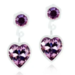 Blomdahl MP Pendant Heart 4/6 mm Light Amethyst