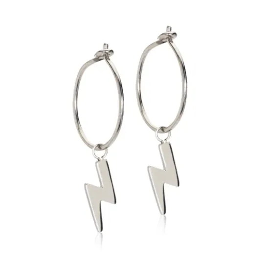 Blomdahl NT Ear Ring 14 mm, Pendant Flash 11 mm
