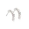 Blomdahl NT Pendant Mixed Curved 15 mm Crystal/White