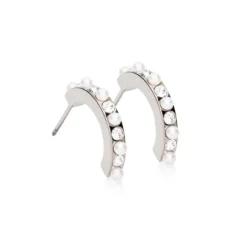 Blomdahl NT Pendant Mixed Curved 15 mm Crystal/White