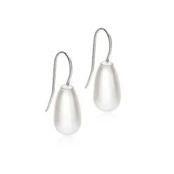 Blomdahl NT Pendant Pearl Drop 15 mm White