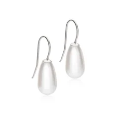 Blomdahl NT Pendant Pearl Drop 15 mm White
