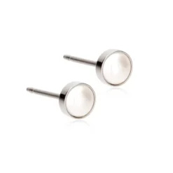 Blomdahl ST Bezel Pearl 5 mm White