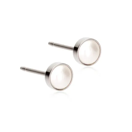 Blomdahl ST Bezel Pearl 5 mm White