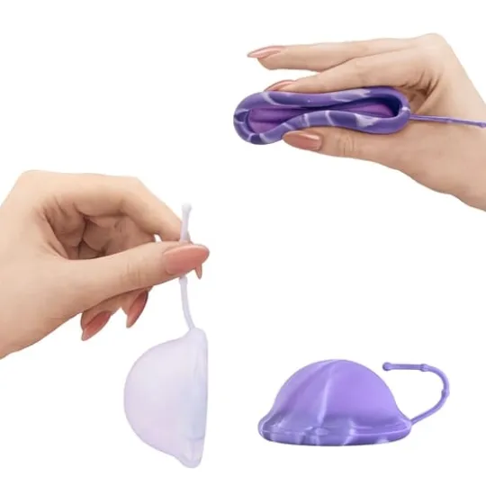 Bodyotics comfydisc Mensdiskar med snöre S & L Lila & Vit