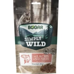 Bogar Simply Wild Meat Chips Salmon Katt 50 g