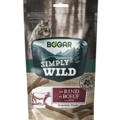 Bogar Simply Wild Sticks Beef Katt 50 g