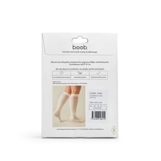 Boob Stödstrumpor Off-White 37-39
