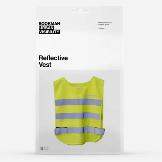 Bookman Urban Visibility Reflective Vest Fluorescent Yellow XS/S