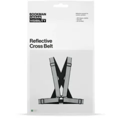 Bookman Urban Visibility Reflective Cross Belt Black
