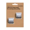 Bookman Urban Visibility Snap Band Reflectors White