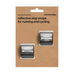 Bookman Urban Visibility Snap Band Reflectors Black