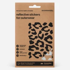 Bookman Urban Visibility Sticky Leopard Reflectors Black