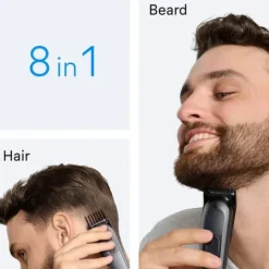 Braun All-in-One Series 3 8-in-1 Grooming Kit AIO3540 Grå
