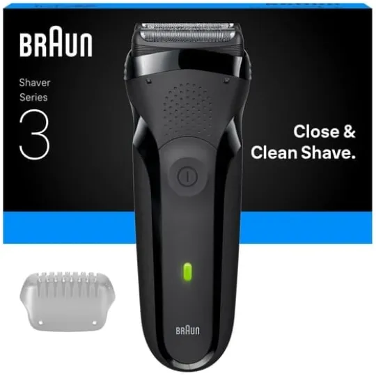 Braun Series 3 Elektrisk Rakapparat 300S Grå