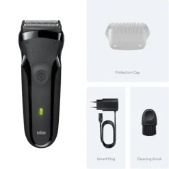 Braun Series 3 Elektrisk Rakapparat 300S Grå