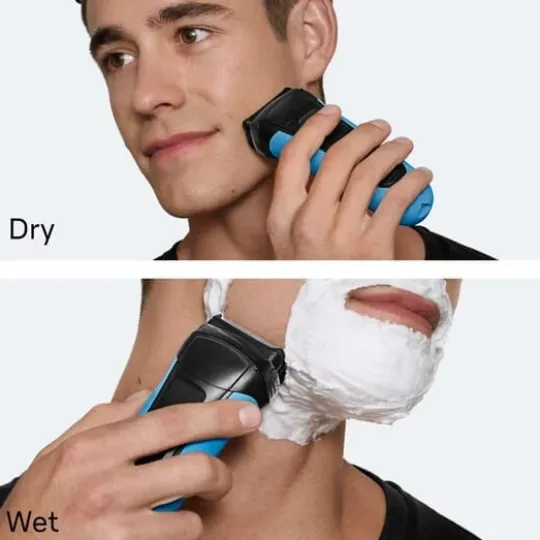 Braun Series 3 Elektrisk Rakapparat Wet & Dry 310S Blå