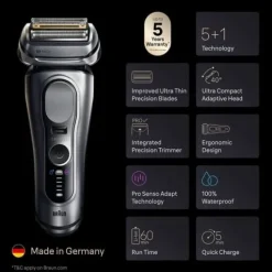 Braun Series 9 PRO+ Elektrisk Rakapparat Pro SensoAdapt SmartCare Center 9667CC