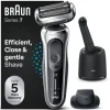 Braun Series 7 71-S7200cc Rakapparat med Precisionstrimmer Smartcare-Center Silver