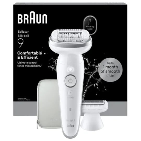 Braun Silk·épil 9 Wet & Dry Epilator 9-030 Silver