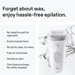 Braun Silk·épil 7 Wet & Dry Epilator 7-041 Silver