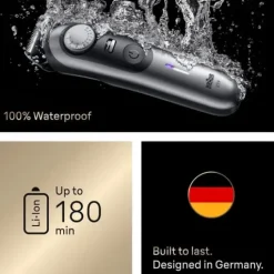 Braun Skäggtrimmer Series 9 +7 Barberarverktyg BT9520 Krom