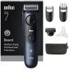 Braun Skäggtrimmer Series 7 +6 Barberverktyg BT7520 Blå