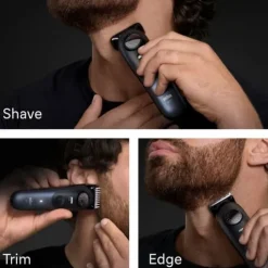 Braun Skäggtrimmer Series 7 +6 Barberverktyg BT7520 Blå