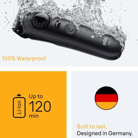 Braun Skäggtrimmer Series 5 +4 Stylingverktyg BT5520 Svart