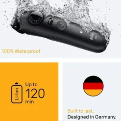 Braun Skäggtrimmer Series 5 +4 Stylingverktyg BT5520 Svart