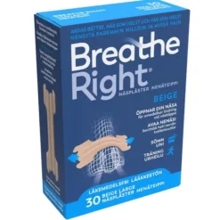 Breathe Right Näsplåster Beige L 30 st