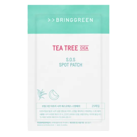 BRINGGREEN Teatree Cica SOS Spot Patch 75+25 st