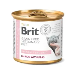 Brit Veterinary Diet Cat Hypoallergenic Grain Free Can 200 g
