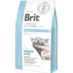 Brit Veterinary Diet Cat Obesity Grain Free 2 kg