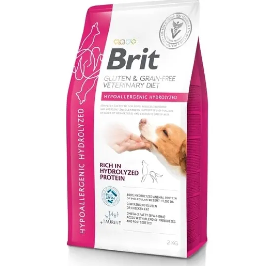 Brit Veterinary Diet Dog Hypoallergenic Hydrolyzed Grain Free 2 kg