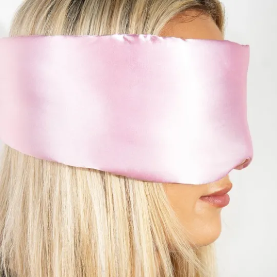 Brushworks Cushioned Satin Sleep Mask
