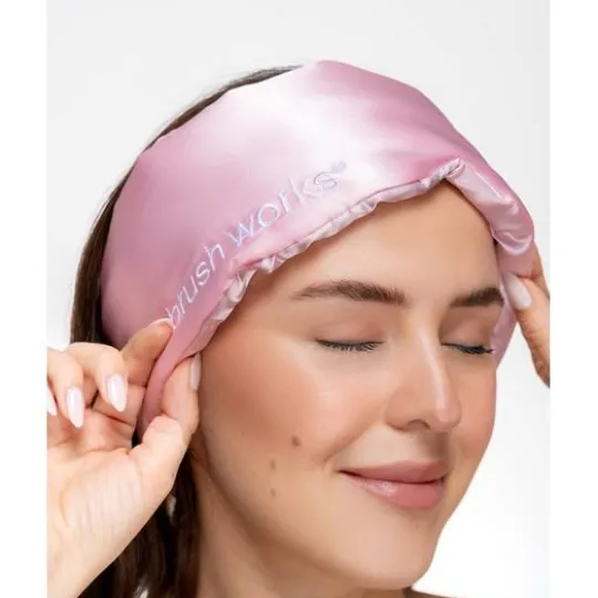 Brushworks Cushioned Satin Sleep Mask