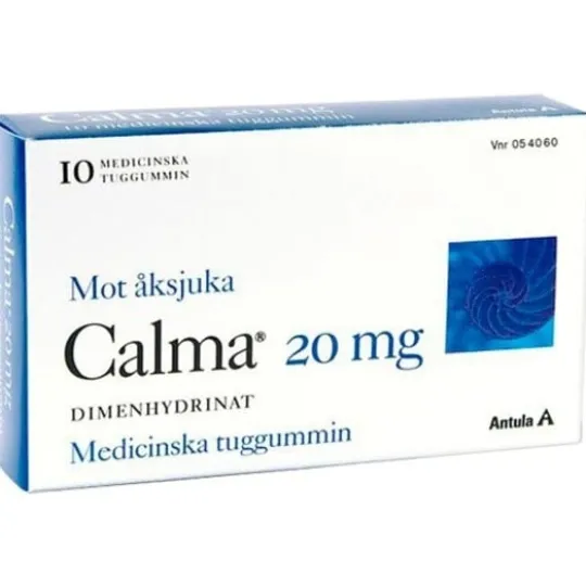 Calma, medicinskt tuggummi 20 mg 10 st