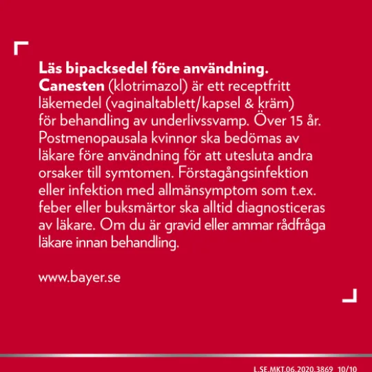 Canesten Vaginaltablett 500 mg 1 st