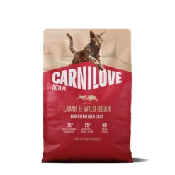 Carnilove Active Cat Lamb & Wild boar for Sterilised Adult All Breeds 2 kg