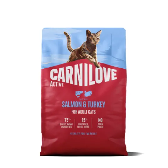 Carnilove Active Cat Salmon & Turkey for Adult All Breeds 2 kg