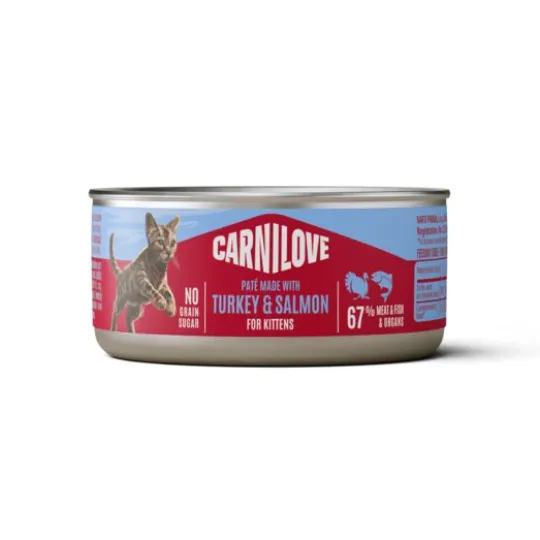 Carnilove Cat Can Paté Turkey & Salmon for Kittens 100 g