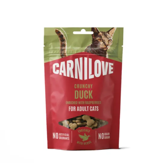 Carnilove Cat Crunchy Snack Duck Enriched with Raspberries 50 g
