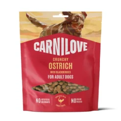 Carnilove Dog Crunchy Snack Ostrich with Blackberries 200 g