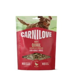 Carnilove Dog Soft Snack Quail enriched with Oregano 200 g