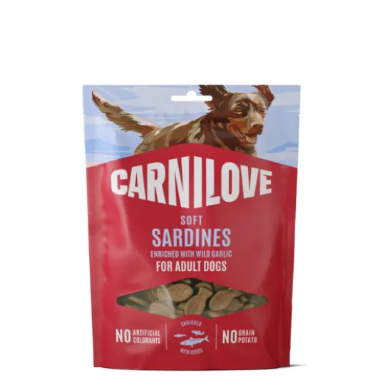 Carnilove Dog Soft snack Sardines enriched with Wild garlic 200 g