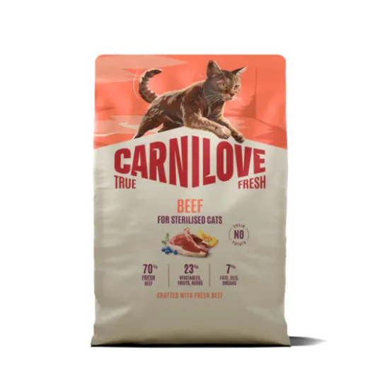 Carnilove True Fresh Cat Beef for Sterilised Adult All Breeds 2 kg