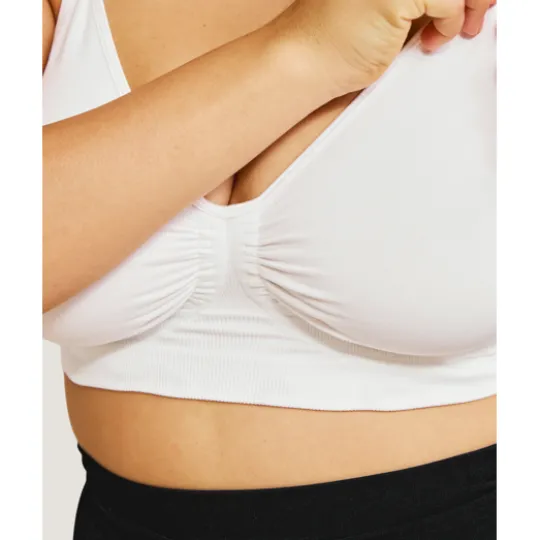 Carriwell Gravid- och Amningsbh Carri-Gel Vit M