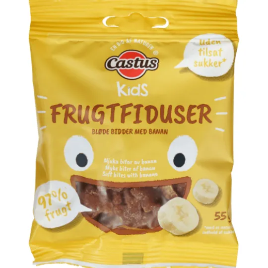 Castus Fruktfiduser Banan 55 g