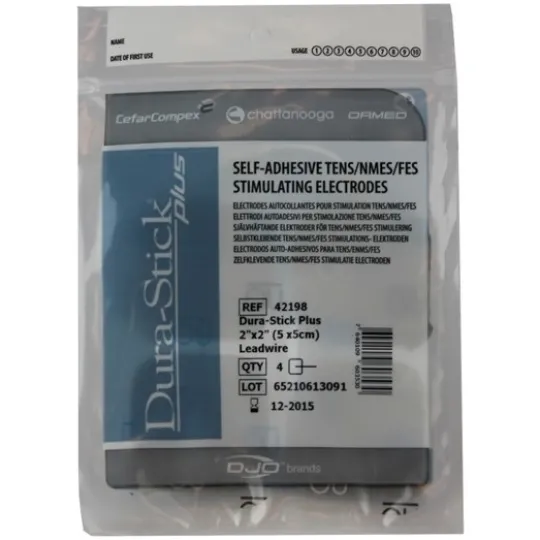 Cefar Dura-Stick Plus Självhäftande Elektroder 5 x 5 cm 4 st